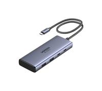 UGREEN Hub 7-EN-1 USB-C a 2*HDMI(4K@60Hz)+2*USB-A3.2+2*USB-C3.2+PD(100W)