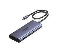 UGREEN Hub 7-IN-1 USB-C a 2*HDMI(4K@60Hz)+2*USB-A3.2+2*USB-C3.2+PD(100W)