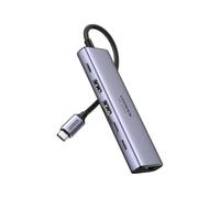 UGREEN Hub adaptador USB-C 6 en 1, HDMI, 2 USB 3.2, USB-C, gris 35999