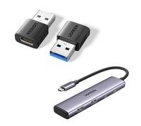 UGREEN Hub USB C 5Gbps Adaptador Ladron Tipo C Adaptador USB a Tipo C 3 Pack 10Gbps