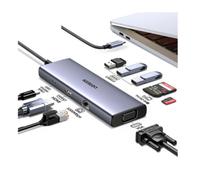 UGREEN Hub USB-C 6-en-1 UG15600 con 4K HDMI, USB 3.0, Ethernet Gigabit, 10000 Mbit/s