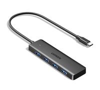 UGREEN Hub USB C con 4 Puertos USB 3.0 Adaptador Ladron Multipuertos 5Gbps Alta Velocidad Compatible con MacBook Pro Air iMac Surface XPS PC Portátil Disco Duro Teclado Ratón PS5 15cm