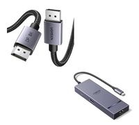 UGREEN Hub USB C DisplayPort 4K 60Hz y Câble DisplayPort 1.4