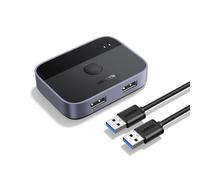 UGREEN KVM 5Gbps Switch USB 3.0 2 Entradas 2 Salidas Conmutador