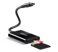 UGREEN Lector de Tarjetas USB C SD TF Micro SDHC Micro SDXC Card Reader Adaptador Micro SD a Tipo C, Compatible con iPhone 16 15 Plus Pro MAX MacBook Air iPad Pro, Negro
