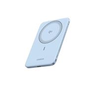 UGREEN MagFlow Air Qi2 15W Ultradelgado Batería Externa 5000mAh Cable USB-C PD 20W Compatible con MagSafe para iPhone 17 16 15 14 13 12 Air Plus Pro MAX Power Bank Carga magnética (Azul)