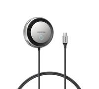 UGREEN MagFlow Pro Cargador Inalámbrico Qi2 25W Certificado MagSafe | Compatible con iPhone 18 17 16 15 14 13 12 Air Plus Pro Max AirPods 5 4 3 Pro 3 2 1 Refrigeración TEC Ventilador Integrado