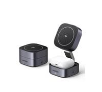 UGREEN MagFlow Qi2 15W 2 en 1 Cargador Inalámbrico MagSafe
