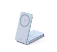 UGREEN MagFlow Qi2 25W Cargador Inalámbrico 2 en 1 Certificado | Compatible con iPhone 17 16 15 14 13 12 Air Plus Pro Max AirPods 4 3 Pro 3 2 1, Cargador Magnético Ajustable