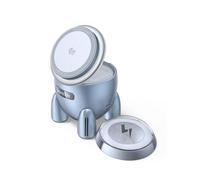 UGREEN MagFlow Qi2 25W Cargador Inalámbrico 2 en 1 con Forma de Cohete Compatible con MagSafe, iPhone 17 Air Plus Pro MAX, 16 15 14 13 12, AirPods 4 3 Pro 3 2 1, Ángulo Ajustable