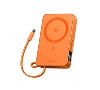 UGREEN Magflow Qi2 25W Power Bank Magsafe 10000mAh USB C PD 30W (Naranja) | Batería Externa Magnético Cargador Inalámbrico Carga Rápida con Ecran Digital Compatible con iPhone 17 16 15 14 13 12
