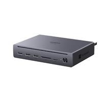 UGREEN Maxidok Thunderbolt 5 Docking Station USB C 10 en 1 Doble Pantalla | 2 TBT5, 120Gbps, 1 DisplayPort 8K60Hz, Múltiples USB-A 3.2 10Gbps, RJ45 Gigabit, Lector SD TF 4.0, M.2 SSD, 110W Máx Carga