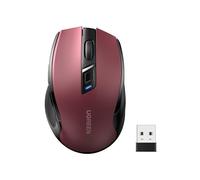 Ugreen MU006 - Draadloze optische muis USB 2.4GHz / Bluetooth 5.0 - 4000 - DPI - Rood