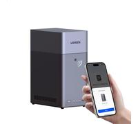 UGREEN NAS DH2300 NAS de escritorio de 2 bahías, almacenamiento conectado a la red (sin disco)