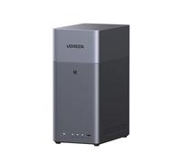 UGREEN NASync DH2300 NAS de Escritorio 2 Bahías, 4GB RAM, Conexión NFC One-Touch, LAN 1GbE, Álbum de Fotos AI, NAS Fácil para Principiantes, Servidor NAS para Hogar (Sin Discos) (DH2300)