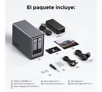 NAS NASync DXP2800 Intel N100 8 GB 2 bahías - UGREEN