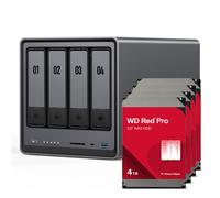 UGREEN NASync DXP4800 NAS de 4 bahías 0/4 SATA, 0/2 M.2 SSD, 2x 2.5GbE, 8GB RAM