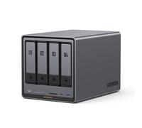 UGREEN NASync DXP4800 Plus, NAS 4 bahías, Intel Pentium Gold 8505, 8GB DDR5, 128GB SSD, 10GbE & 2,5GbE, 2 Ranuras M.2 NVMe, HDMI 4K (sin Disco) (DXP4800 Plus)