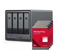 UGREEN NASync DXP4800 Plus NAS de 4 bahías 0/4 SATA, 0/2 SSD M.2, 1x 10GbE + 1x 2,5GbE, 8 GB RAM