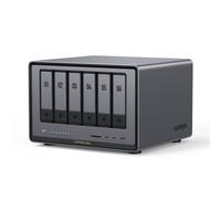 UGREEN NASync DXP6800 Ultra NAS de 6 Bahías, Intel 120U de 10 Núcleos | 8GB DDR5, Doble 10GbE, Doble Thunderbolt 4, 2× M.2 NVMe, Hasta 208TB, NAS para Empresas (Sin Discos)