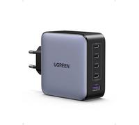 UGREEN Nexode Cargador de 5 Puertos 100W, Adaptador de Corriente GaNInfinity de Carga Rápida USB C Compatible con iPhone 17 Pro MAX Air/16-12 Series, Galaxy S25, Pixel, iPad, MacBook M3 M2 M1
