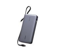 UGREEN Nexode 165W Power Bank 25000mAh Batería Externa Carga Rápida PD 140W | 4 EN 1, 2 Cables USB C, 2 Puertos 1C1A, Cargador Portátil PC, LED, Compatible con iPhone 17 16 15 Galaxy S26 S25 iPad MacBook