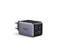 UGREEN Nexode 65W Cargador 3 USB C y 1 A, Adaptador de Corriente GaNInfinity Type C Compatible con iPhone 16 15 14 13 12, Galaxy S24 Ultra Plus Pixel iPad MacBook M3 M2 M1