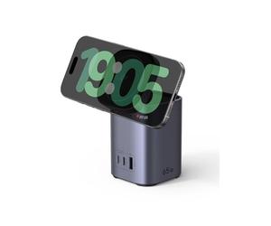 UGREEN Nexode 65W Cargador USB C con Carga Inalambrica Qi2 de 15W Adaptador