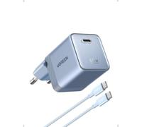 UGREEN Nexode Air 65W Cargador USB C Carga Rápida con Cable USB C (Azul)