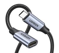 UGREEN Nexode Cable de Extensión USB C 3.2 Gen 2 10Gbps Vídeo 4K@60Hz 100W | Tipo C Carga Rápida, Compatible con Macbook HP, ASUS, iPhone 17 Pro Max Air/16/15, Galaxy S26/S25, Monitor. (1M Gris)