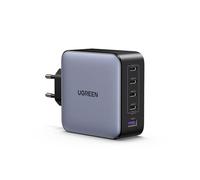 UGREEN Nexode Cargador de 5 Puertos 100W, Adaptador de Corriente GaNInfinity de Carga Rápida USB C Compatible con iPhone 17 Pro MAX Air/16-12 Series, Galaxy S25, Pixel, iPad, MacBook M3 M2 M1