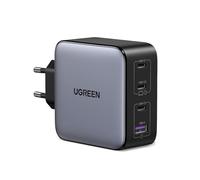 UGREEN Nexode Cargador USB C 100 W, Carga Rápida Multidispositivo con 4 Puertos, Compatible con Samsung Galaxy S25/S24/S23,iPhone 17 Pro MAX Air/16/15/14/13, MacBook Pro/Air, iPad y Steam Deck