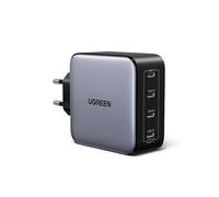 UGREEN Nexode Cargador USB C 100W con 4 Puertos USB-C, Adaptador de Corriente Múltiple GAN Compatible con PPS 45W para MacBook Pro, iPad, iPhone 17 Pro MAX Air/16/15 Series, Galaxy S25, Pixel 8/7