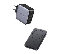UGREEN Nexode Cargador USB C 100W y Power Bank Magnético 10000mAh