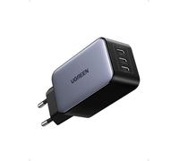 UGREEN Nexode Cargador USB C 65W con 3 Puertos, Adaptador de Corriente GaNInfinity de Carga Rápida, Compatible con MacBook Pro Air, iPad, iPhone 17 Pro MAX Air/16-13 Series, Pixel 8 7, Galaxy Series
