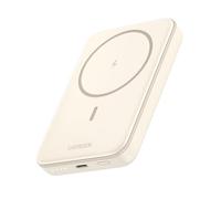 UGREEN Nexode Power Bank Inalámbrico Magnético 10000mAh con Carga Rápida USB C 20W PD QC 3.0, Cargador Portátil Compatible con iPhone 16 15 14 13 12 Mini Plus Pro MAX (Beige)