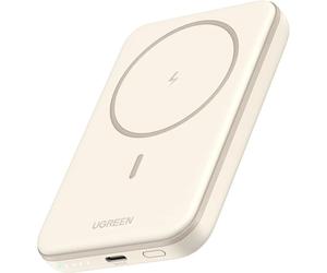 UGREEN Nexode PowerBank Magnético 5000mAh, Power Bank Batería Magnética Externa Portátil de Carga Rápida PD 15W, con Salida y Entradas USB C, Cargador Inalámbrico Wireless Compatible con MagSafe