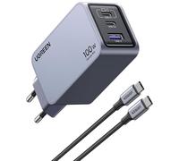 Cargador Rápido Universal X757 Nexode Pro 100W con Cable USB-C (2x USB-C / USB-A) - UGREEN