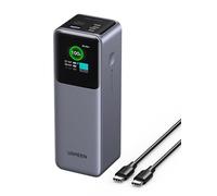 UGREEN Nexode Pro 200W Power Bank 25000mAh Batería Externa Carga Rápida USB C PD3.1 140W 3 Puertos Cargador Portátil PC Pantalla TFT Compatible con iPhone 17 16 15 14 Galaxy S25 S24 A56 MacBook iPad