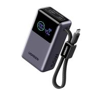 UGREEN Nexode Pro 55W Power Bank 10000mAh Batería Externa 45W (Gris) | Apto para Avión, Cable USB C, 2 Puertos 1C1A, Cargador Portátil PC, Compatible con Xiaomi Note 15 14 iPhone 18 17 Pro Galaxy