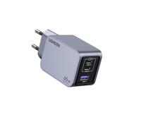 UGREEN Nexode Pro 65W Cargador GAN, Adaptador de Corriente de 3 Puertos Compatible con Samsung Galaxy S23 Ultra/ S22, MacBook, ASUS, iPad, iPhone 16/15/14/13/12, Steam Deck