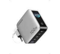UGREEN Nexode Pro 100W Cargador USB C Carga Rápida Pantalla TFT PD 3.0 con 5 Puertos Compatible con iPhone 17 Pro MAX Air 16 15 14 13 Galaxy PPS 45W S24 23 22 Pixel iPad MacBook M5 M4