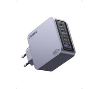 UGREEN Nexode Pro Cargador USB C 160W GAN, Adaptador de Corriente Type C de Carga Rápida PD3.1 de 4 Puertos Compatible con MacBook, iPad, iPhone 17, Galaxy S26 Ultra, XPS