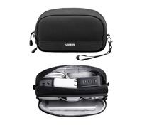 UGREEN Organizador Viaje Almacenamiento de Accesorios Electrónicos, Bolsa de Cable Impermeable estándar M Negra