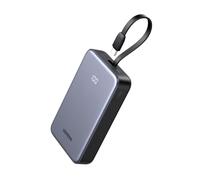 UGREEN Power Bank 20000mAh 22.5W, Batería Externa con Cable USB-C Integrado, Cargador Portátil Compatible con iPhone 16/15 Pro MAX Plus, Galaxy S24 S23 S22 Ultra, Pixel 9/8 XL