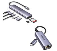 UGREEN Revodok Hub USB C 7 en 1 y Adaptador USB C a Ethernet