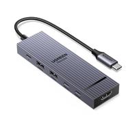 UGREEN Revodok Pro 106 Hub USB C 3.2 Gen 2 10Gbps Multipuerto | Adaptador Tipo C HDMI 4K 60Hz, PD 100W, 4 Puertos USB 2A2C, Compatible con MacBook Pro Air Neo Phone Tableta Steam Deck