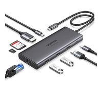 UGREEN Revodok Pro 109 Hub USB C 10Gbps 9 en 1 Docking Station Multipuerto | HDMI 4K 60Hz, 10Gbps, Ethernet Gigabit, Lector de Tarjetas SD TF, PD 100W, Compatible avec MacBook Air Neo iPhone 18 Pro Max