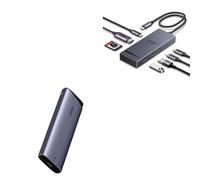 UGREEN Revodok Pro 10Gbps Hub USB C 8 en 1 y Carcasa SSD M.2 NVMe USB C 10Gbps
