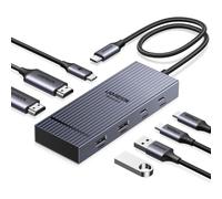 UGREEN Revodok Pro 207 10Gbps Docking Station Hub USB C 2 HDMI 4K 60Hz PD 100W 7 en 1 Dock Adaptador Tipo C 3.2 Extensione de 2 Pantallas Diferentes para Windows 11 10 MacBook Pro Air M4 M3 M2 M1
